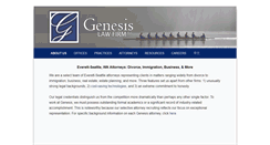 Desktop Screenshot of genesislawfirm.com