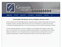 Tablet Screenshot of genesislawfirm.com