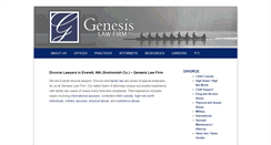 Desktop Screenshot of divorcelawyerseverett.genesislawfirm.com